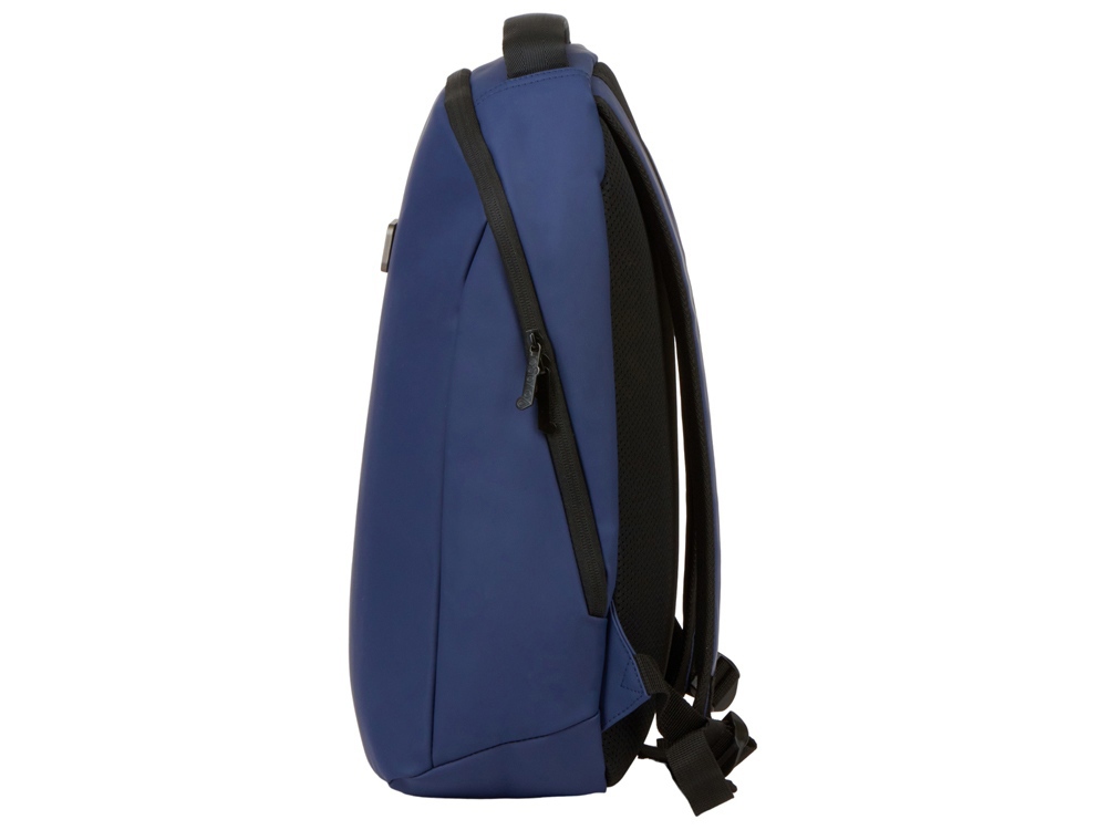 Рюкзак Sofit для ноутбука из экокожи, синий-7