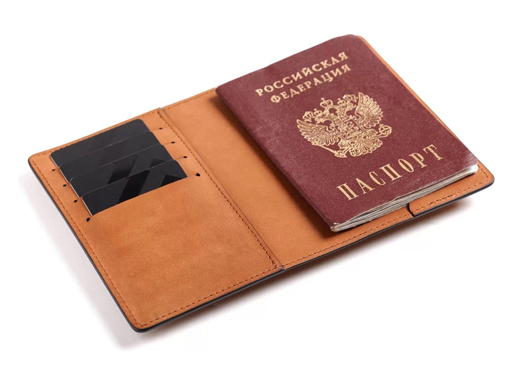 Обложка для паспорта Нит, оранжевый-2