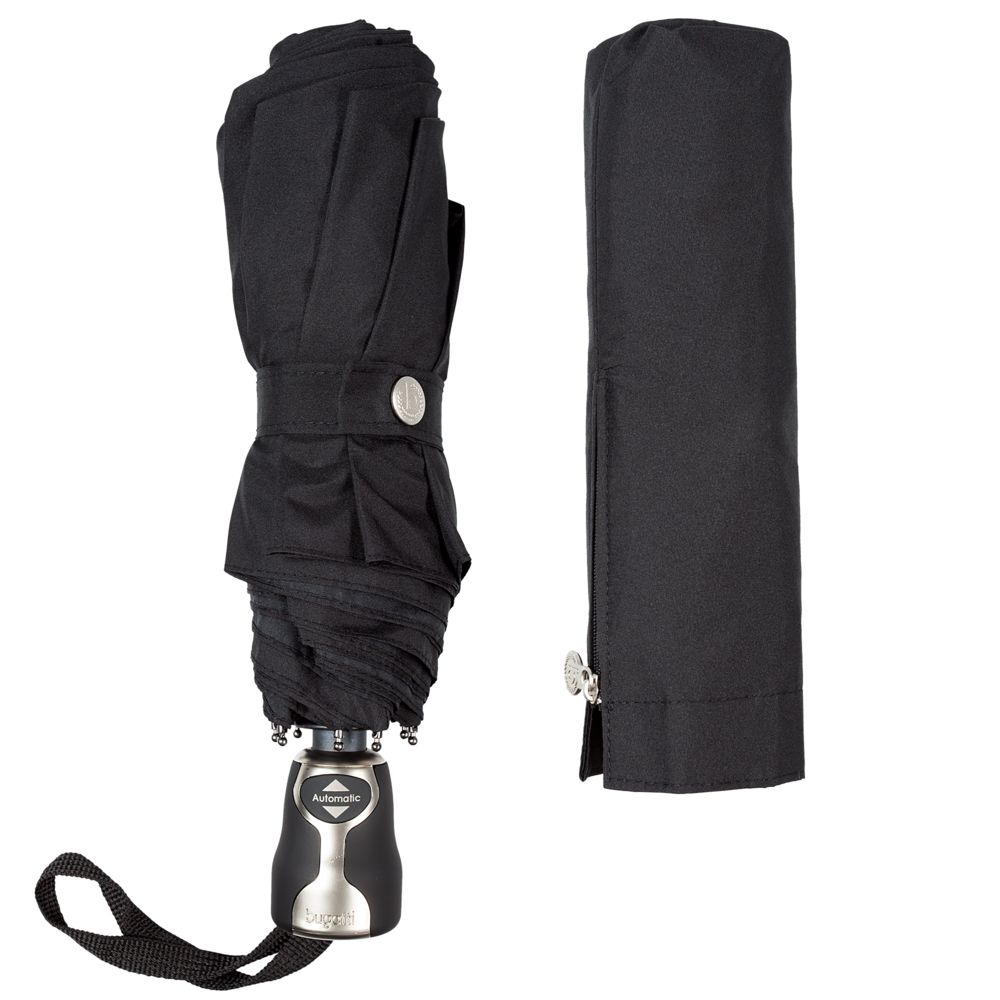 Складной зонт Gran Turismo, черный-4