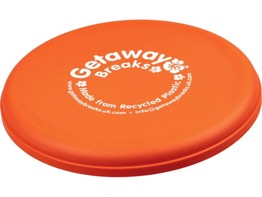 Фрисби Orbit из переработанной плстмассы, оранжевый-2