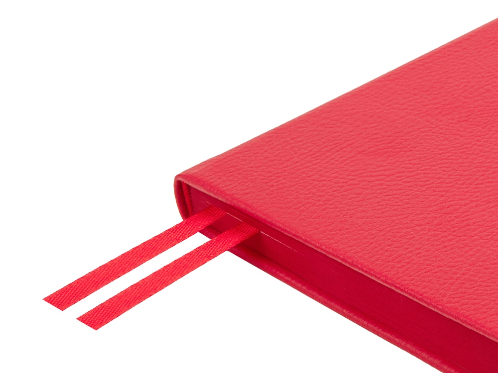 Ежедневник А5 датированный Megapolis Nappa на 2026, красный-4