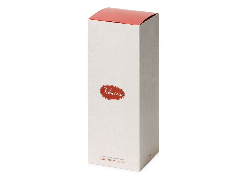 Набор аксессуаров для вина в подарочной коробке Fabrizio, коричневый-7