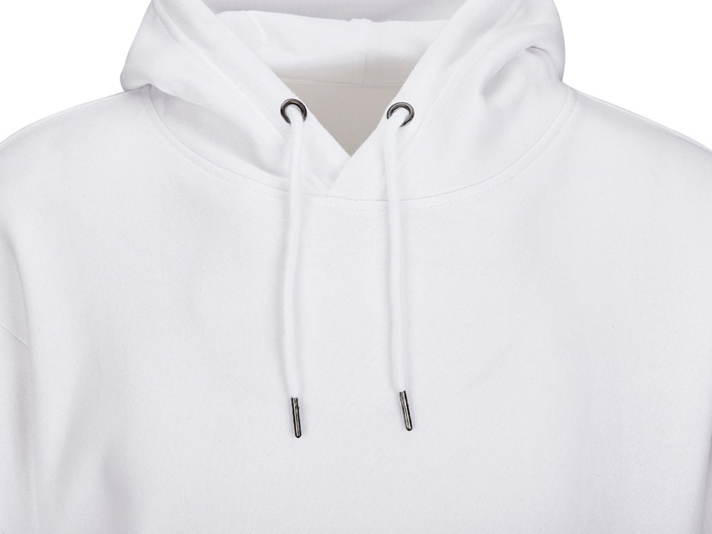 Толстовка с капюшоном оверсайз Lisbon унисекс, белый-13