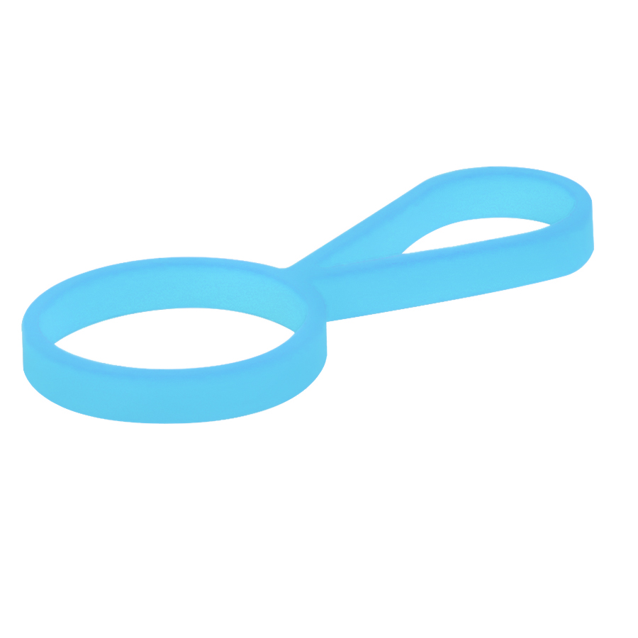 Кольцо-держатель силиконовое для термобутылки Olivia, Бирюзовый-0