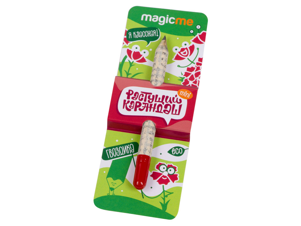Растущий карандаш mini Magicme (1шт) - Гвоздика-2
