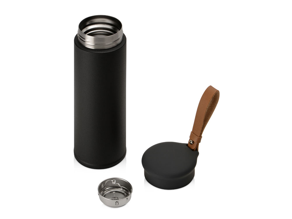 Вакуумный термос Engage, 450 мл, черный-1