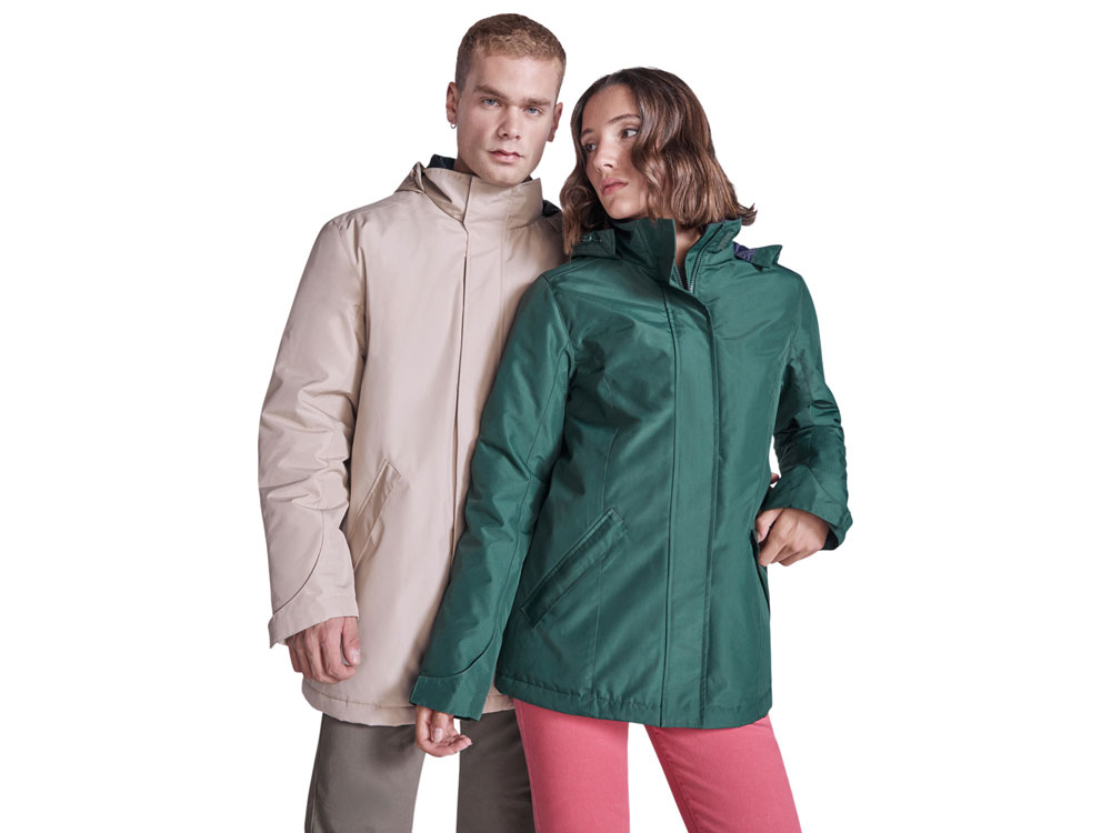 Парка утепленная America женская, бутылочный зеленый-9