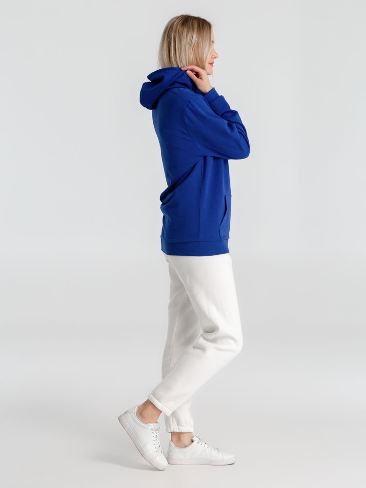 Толстовка с капюшоном унисекс Hoodie, ярко-синяя-6