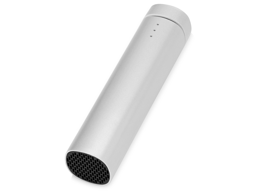 Портативное зарядное устройство Мьюзик, 5200 mAh, серебристый-0