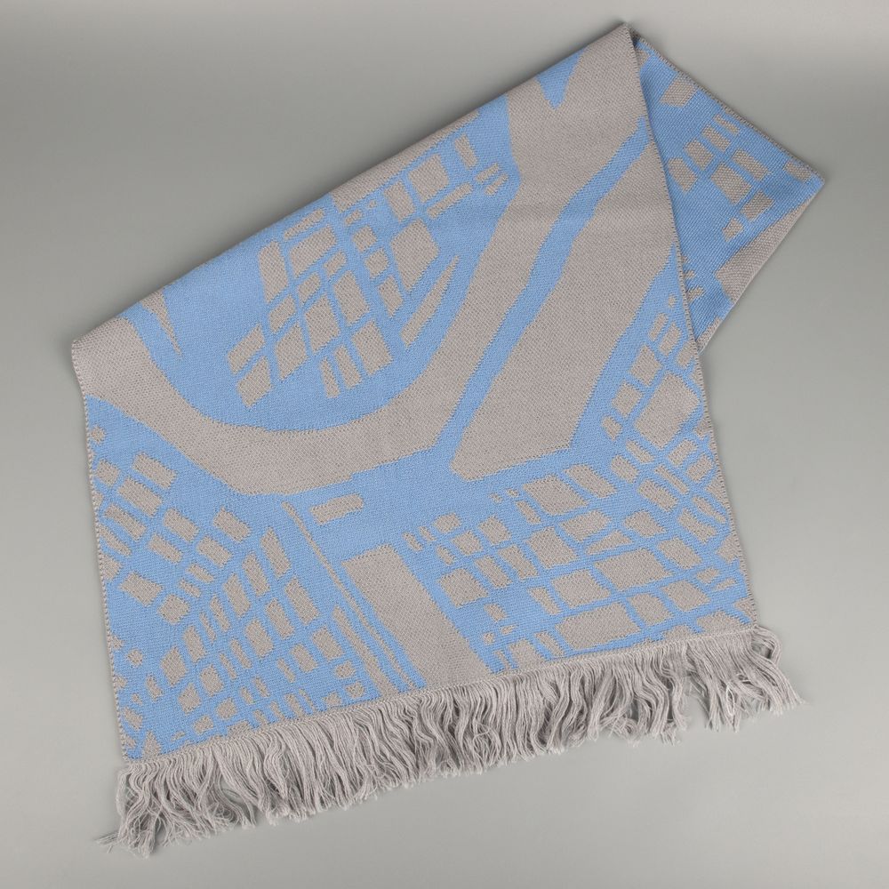 Палантин с бахромой на заказ Rinn Fint, полушерсть-2