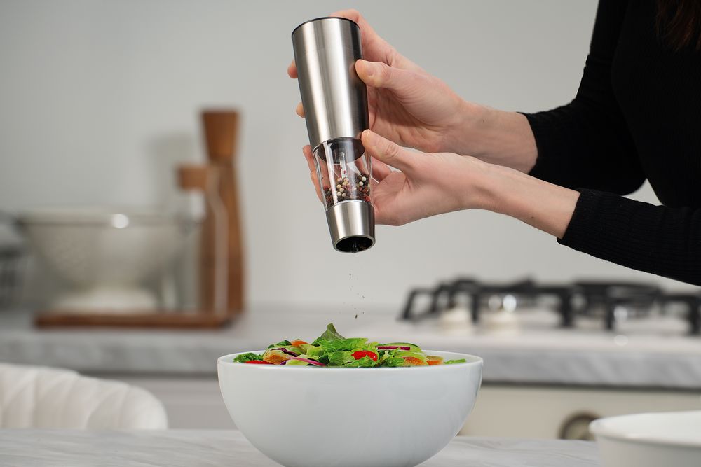 Электрическая мельница Molle, серебристая-4