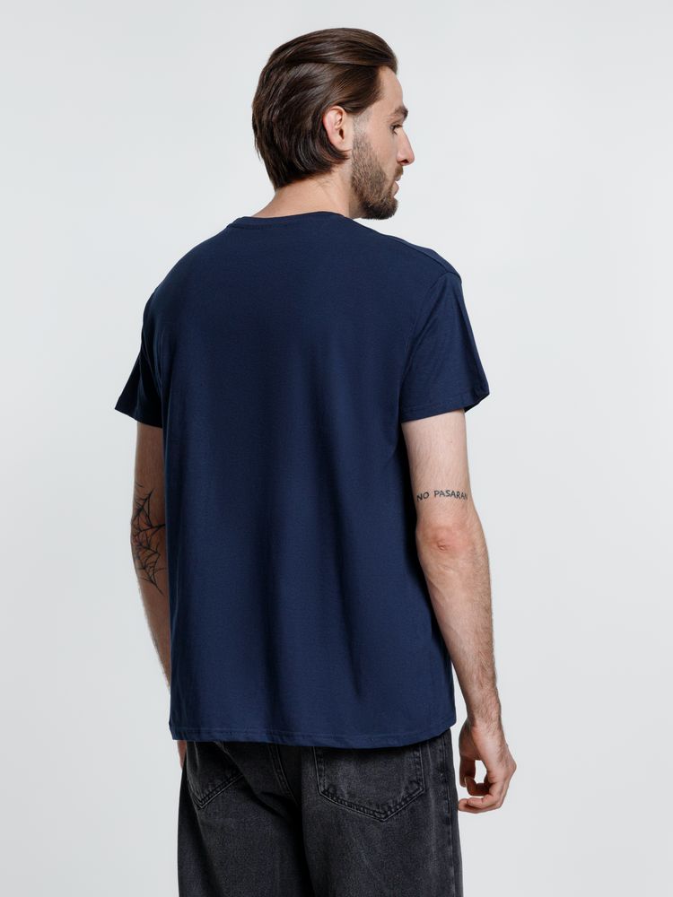 Футболка унисекс Ankara, темно-синяя-2