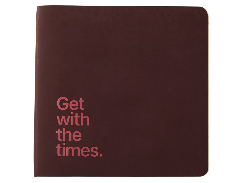 ЕЖЕДНЕВНИК недатированный А5- MEGAPOLIS FLEX QUATTRO (БОРДОВЫЙ) с УФ-печатью-0