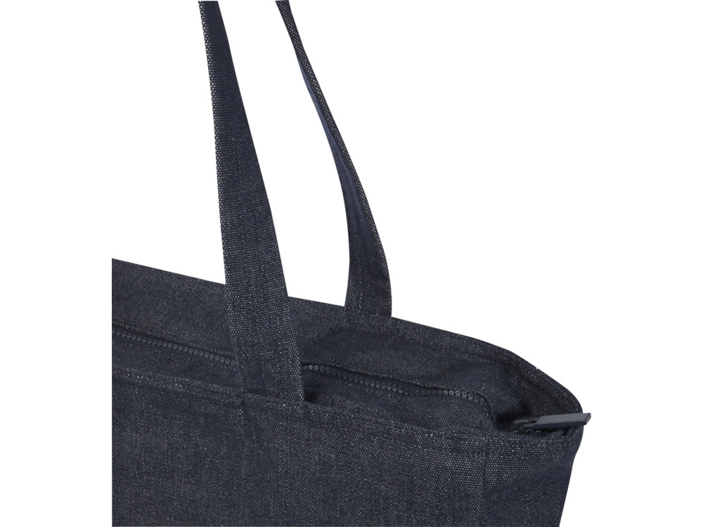 Weekender эко-сумка из переработанного материала Aware™ плотностью 500 г/м² - Джинс-3