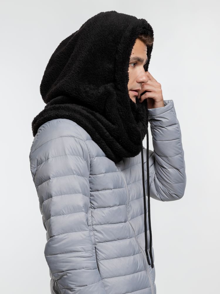 Балаклава-капюшон Flocky, черная-3