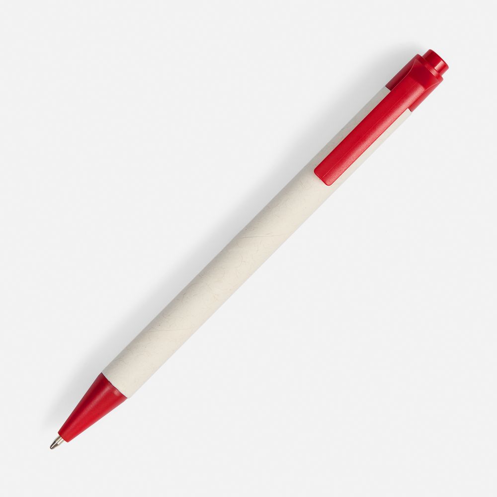 Ручка шариковая MilkMake, красная-1