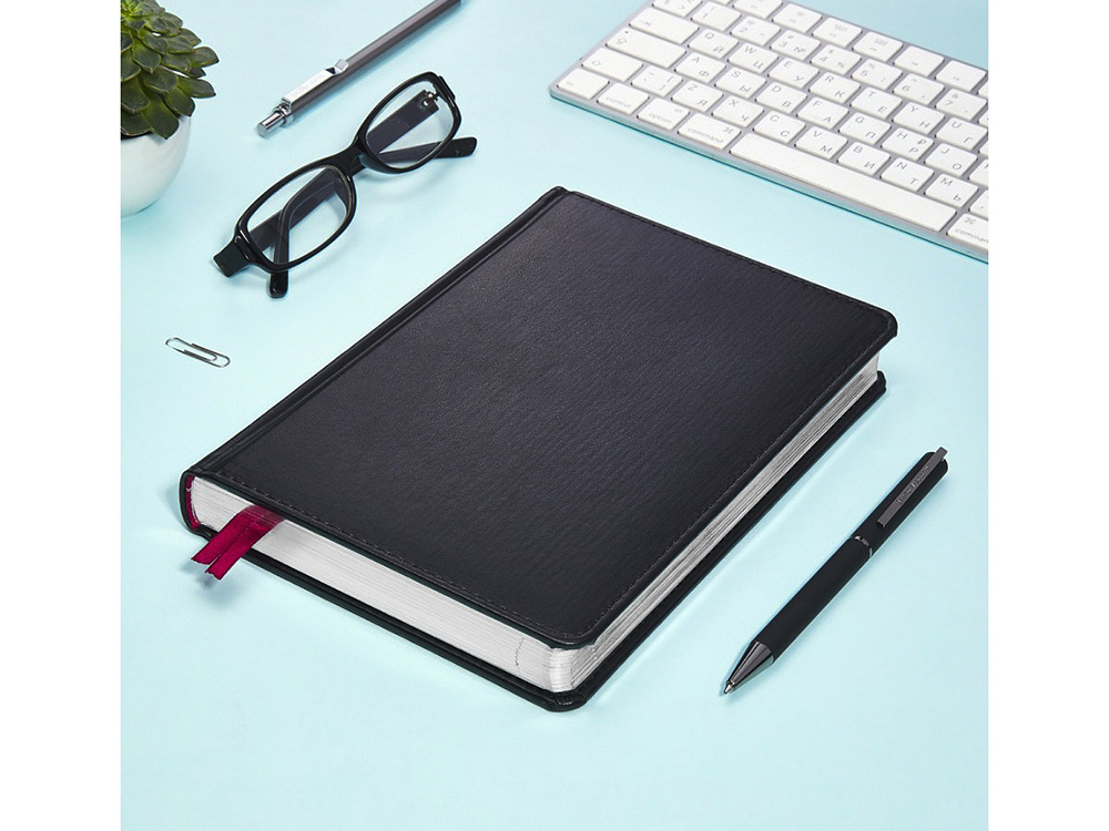 Ежедневник недатированный А5 Parliament, черный-5