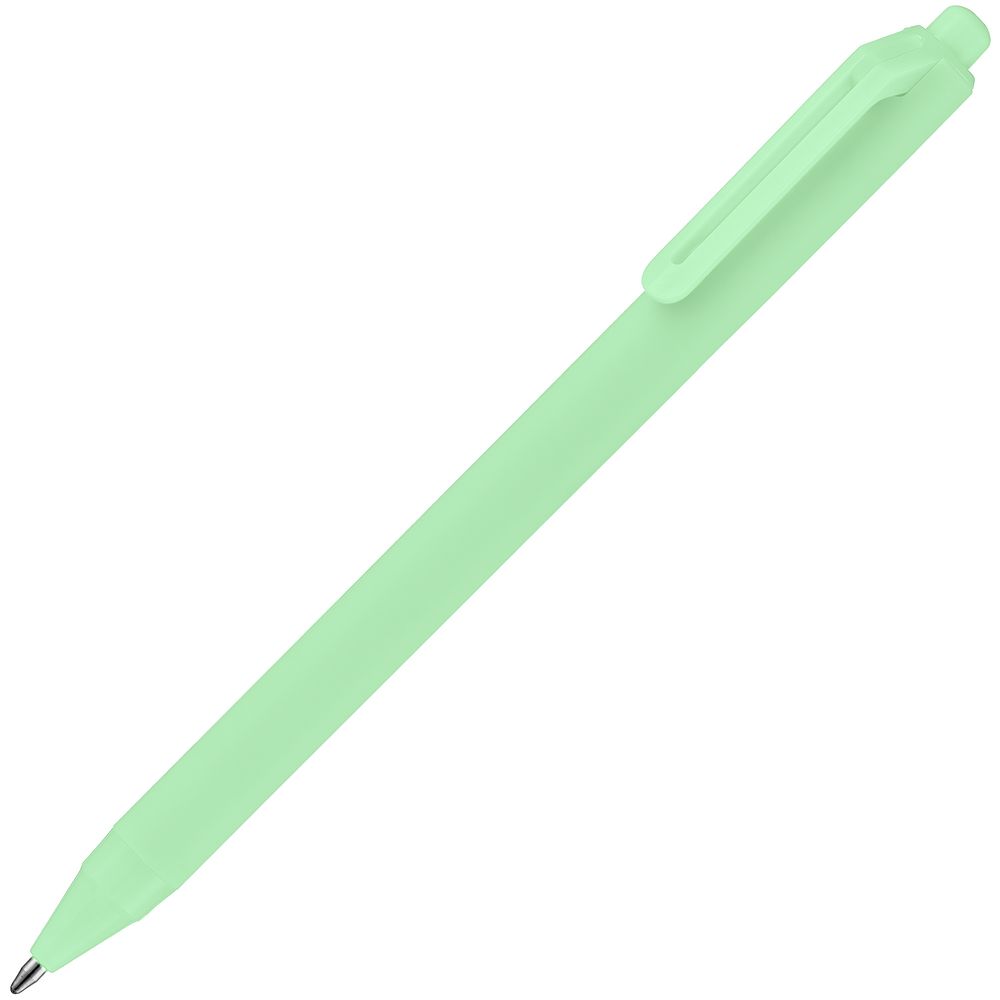 Ручка шариковая Cursive Soft Touch, зеленая-0