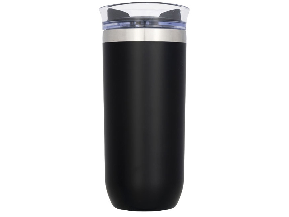 Вакуумная герметичная термокружка Twist, черный-3