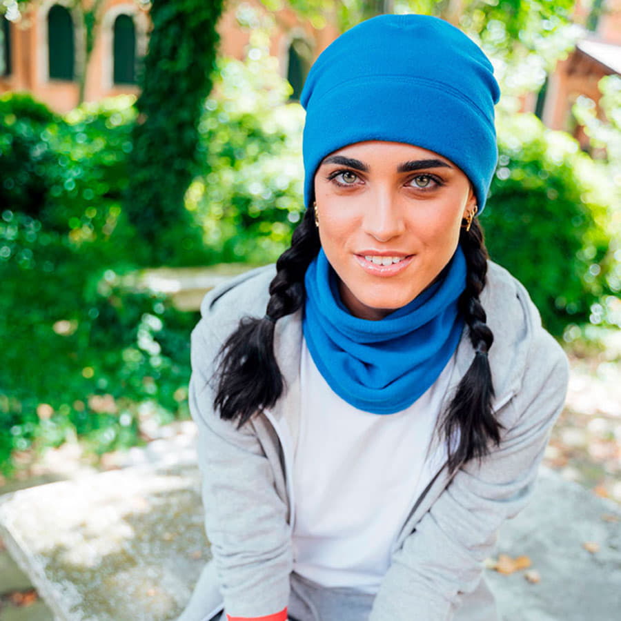 Шапка флисовая BIRK 230, синий-3