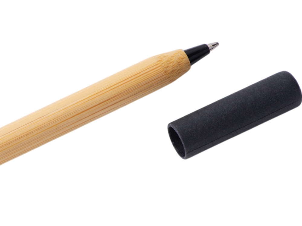 Вечный карандаш и ручка из бамбука Black bamboo, натуральный и черный-4