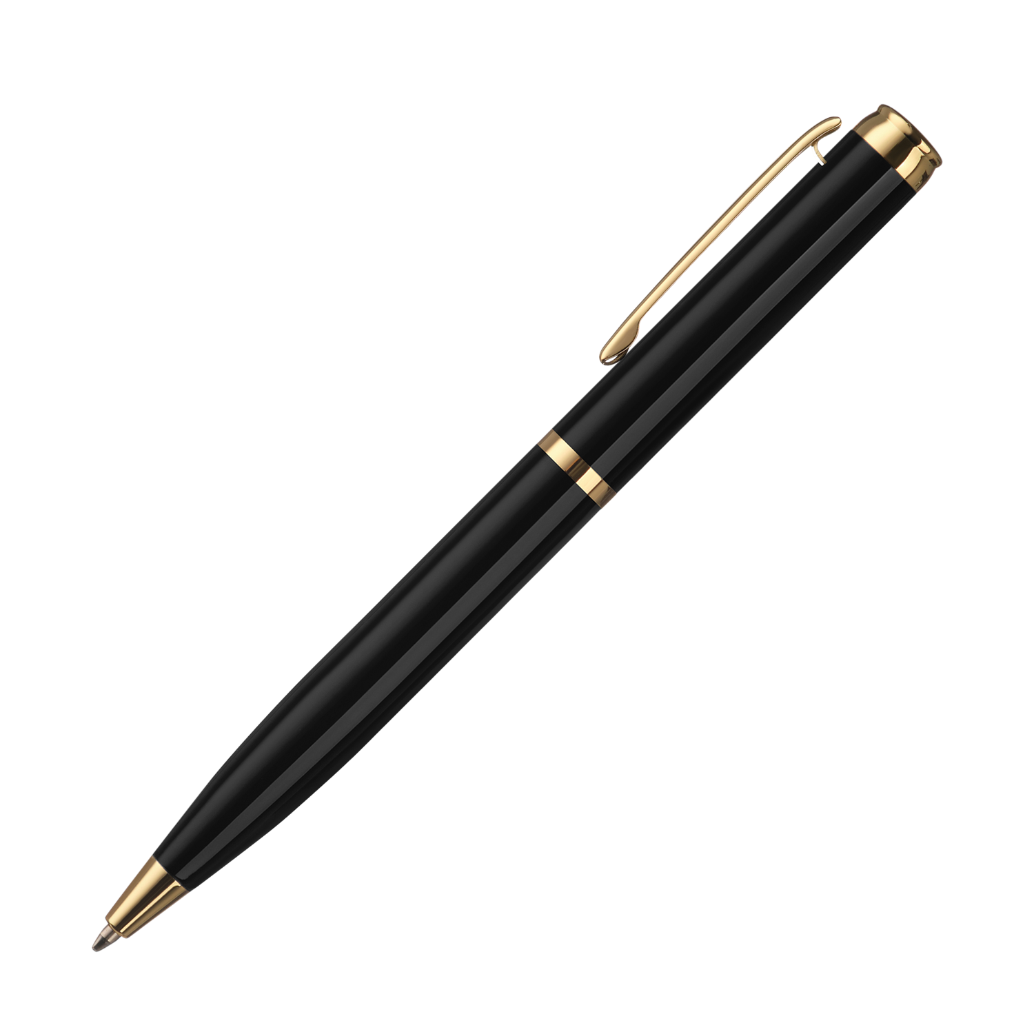 Шариковая ручка Sonata BP, черная/позолота-0