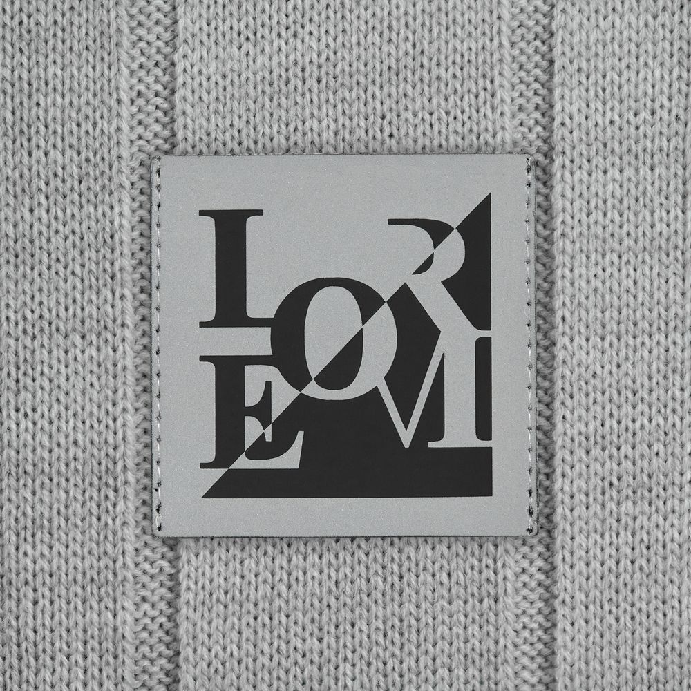 Лейбл светоотражающий Tao, L, серый-0