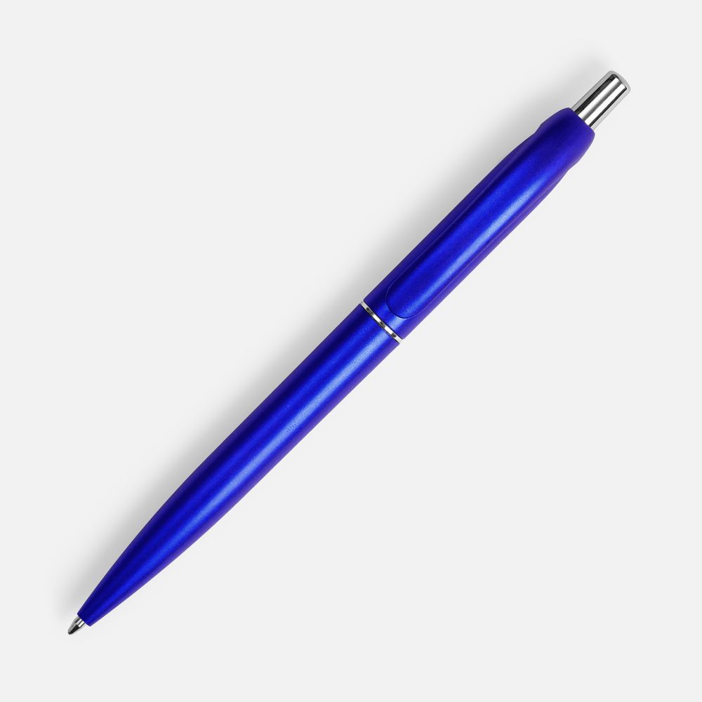 Ручка шариковая Bright Spark, синий металлик-1