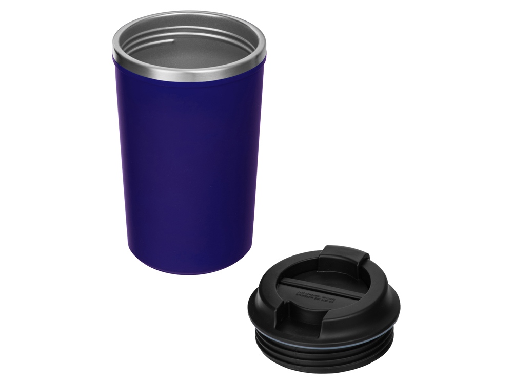 Герметичная термокружка на присоске Kick, 350 мл, темно-синий-3