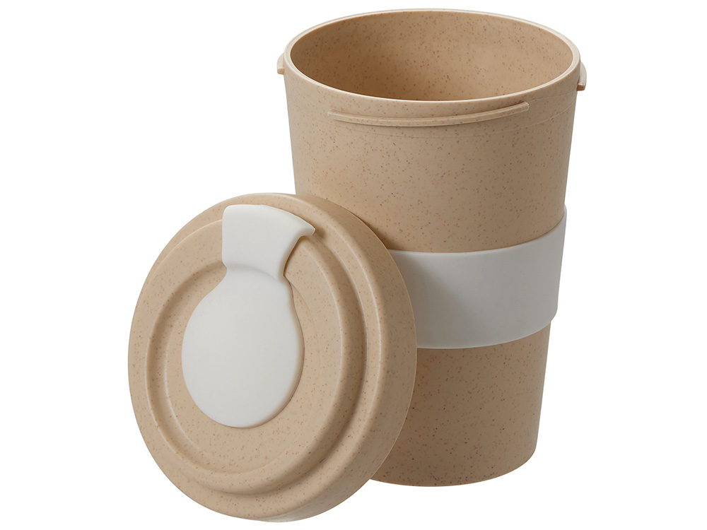 Стакан из пшеничного волокна Flava, белый-2