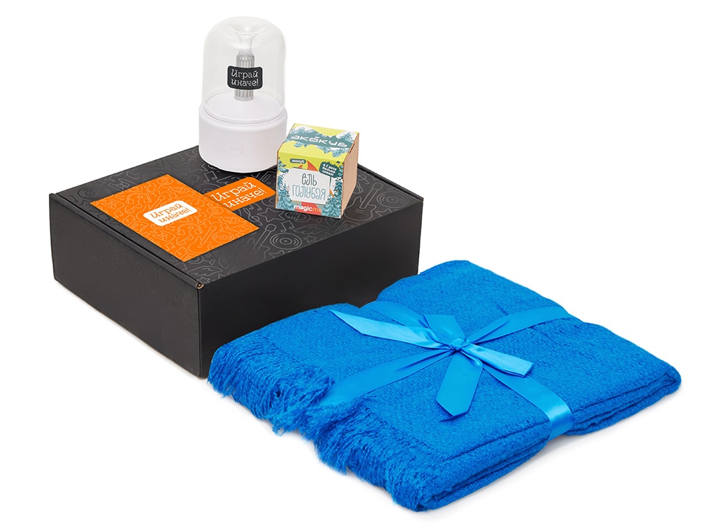 Подарочный набор Re:y. Grow с пледом, увлажнителем и набором для выращивания-0