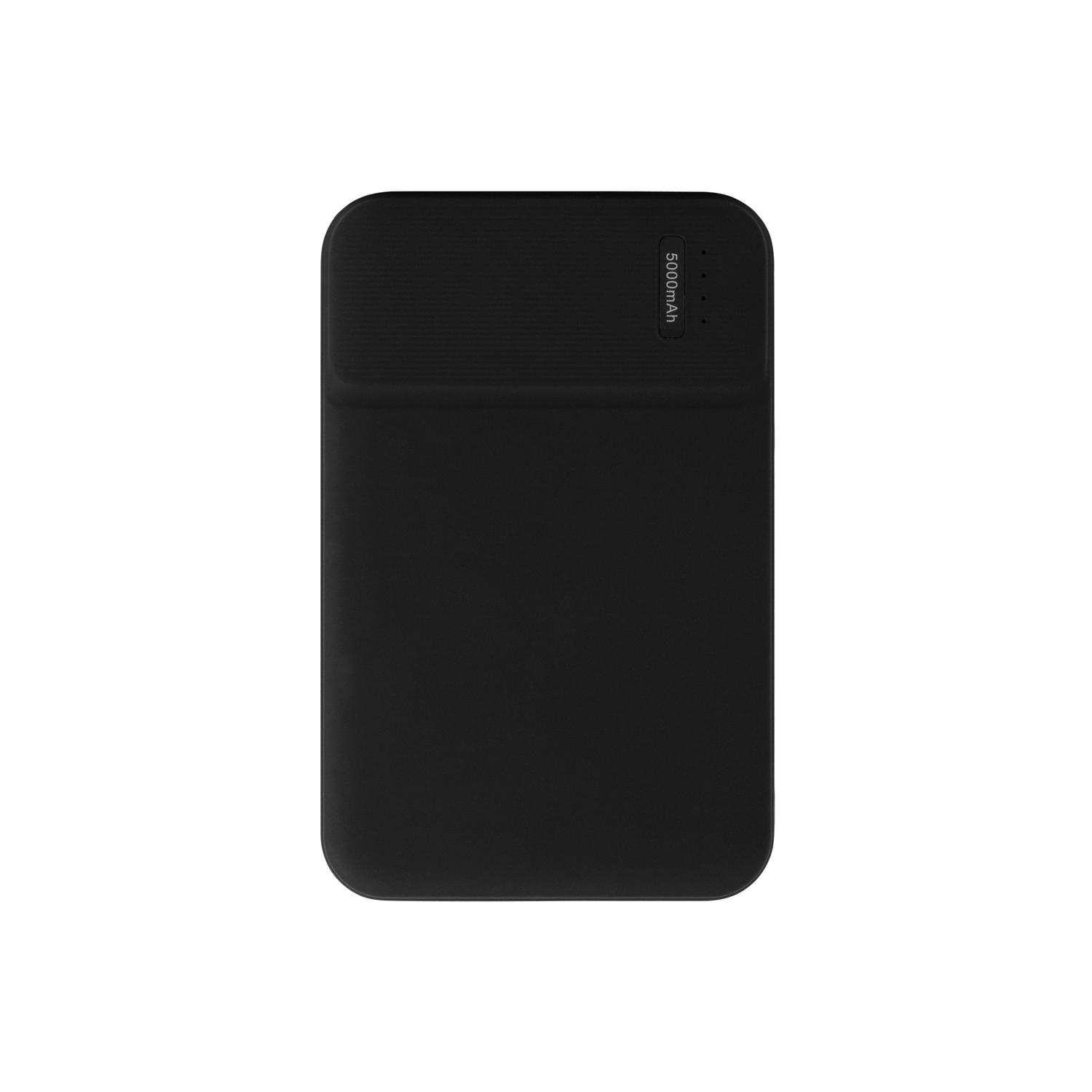 Внешний аккумулятор с подсветкой Скайлайн (Skyline), 5000 mAh, черный-2