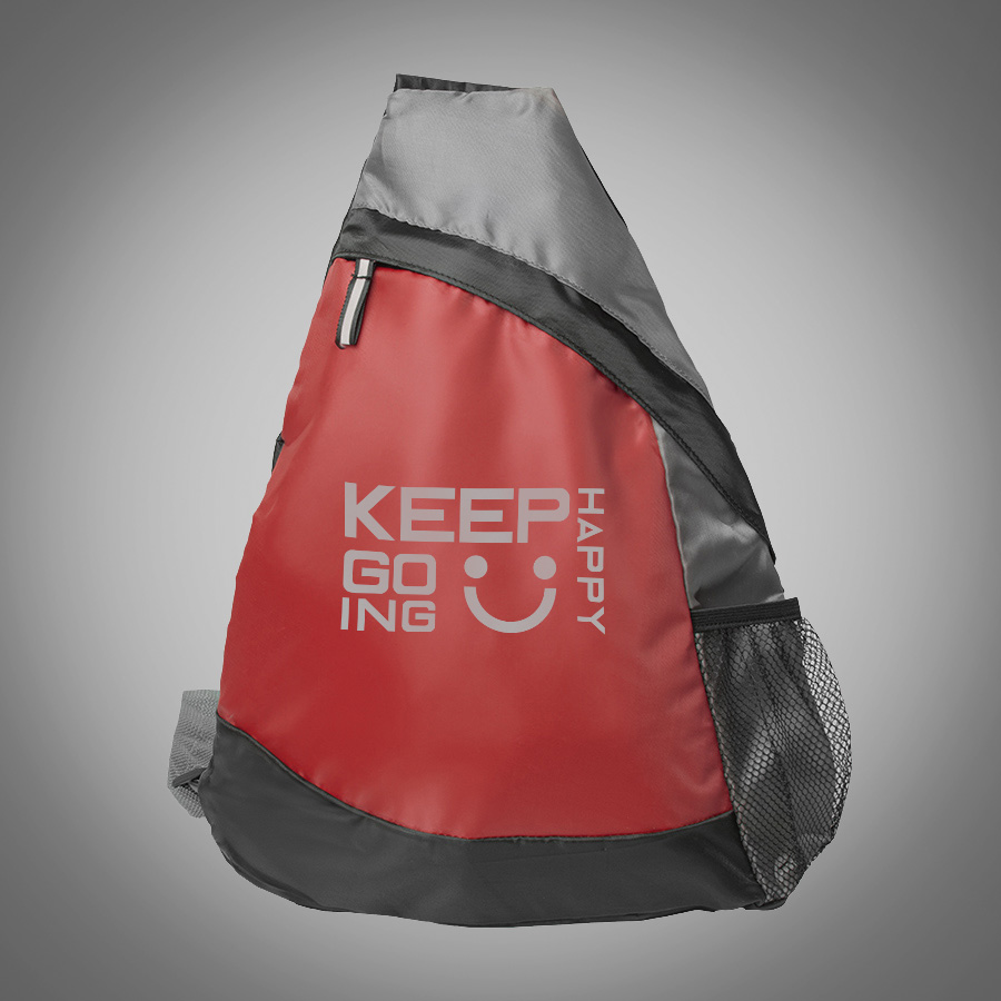 Рюкзак Pick, красный/серый/чёрный, 41 x 32 см, 100% полиэстер 210D, ярко-красный-4