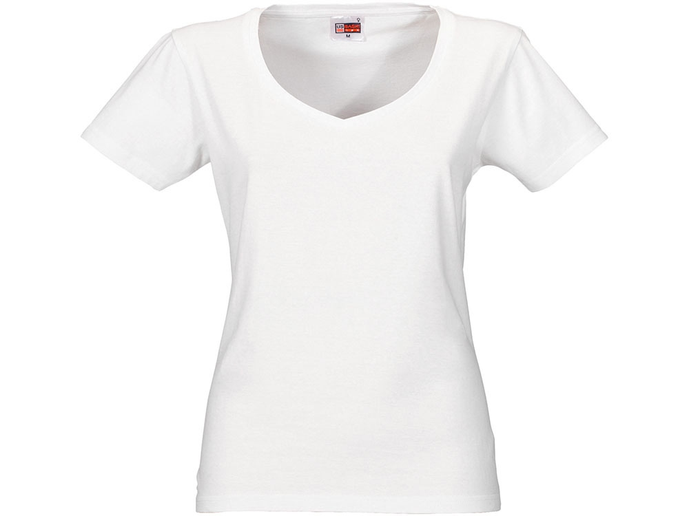 Футболка Heavy Super Club 2.0 женская с V-образным вырезом, белый-5