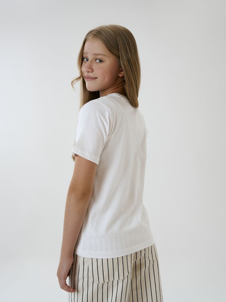 Футболка детская T-Bolka Kids, белая (белоснежная)-4