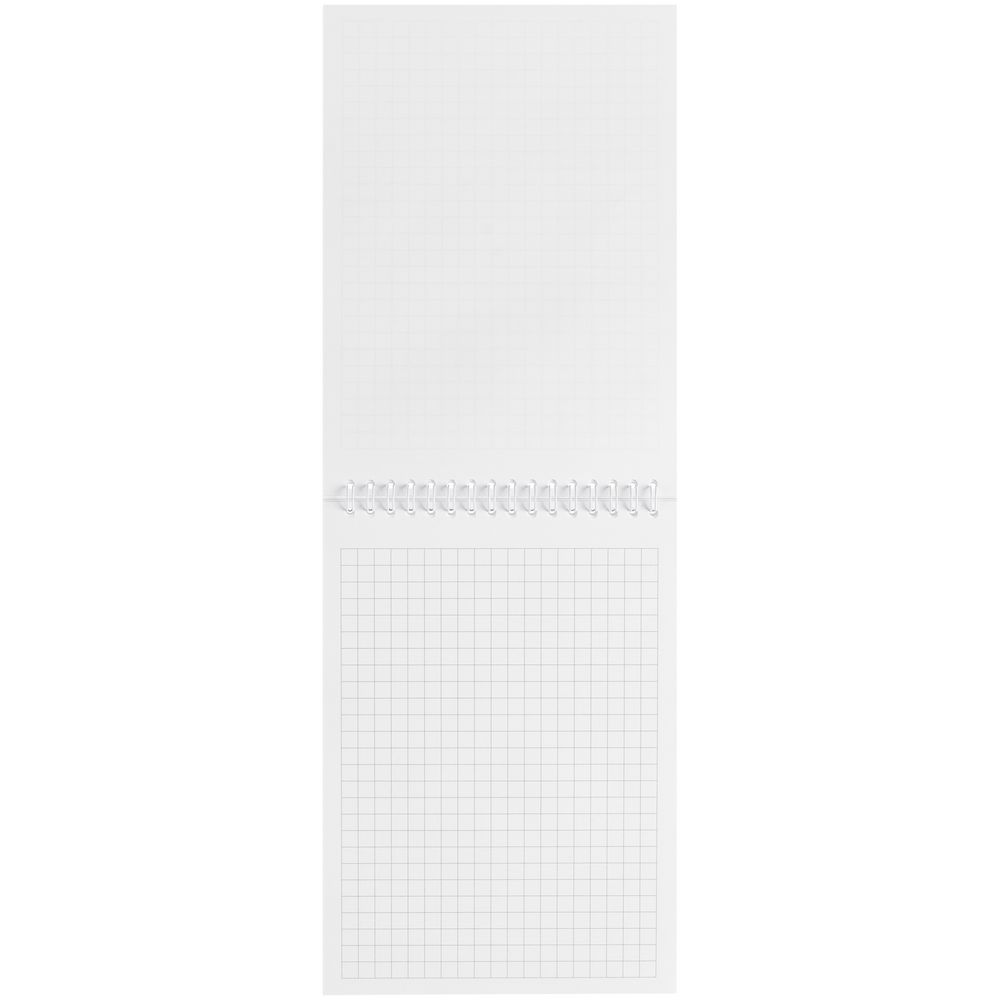 Блокнот Issa в клетку, белый-1