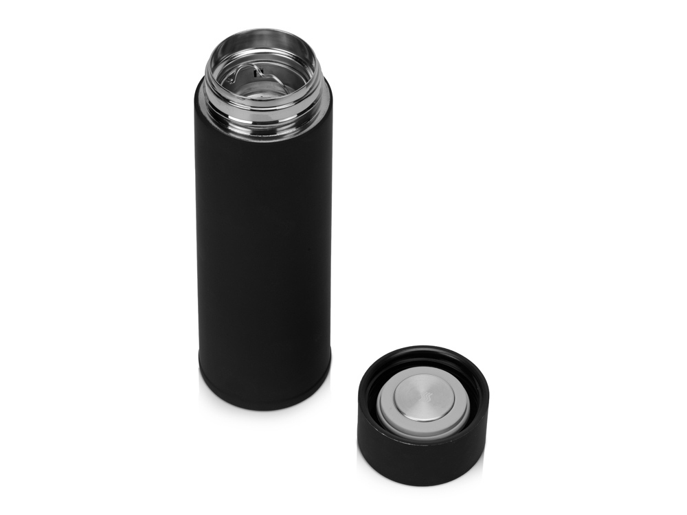 Термос с индикатором температуры Module, тубус, 360 мл, черный-2