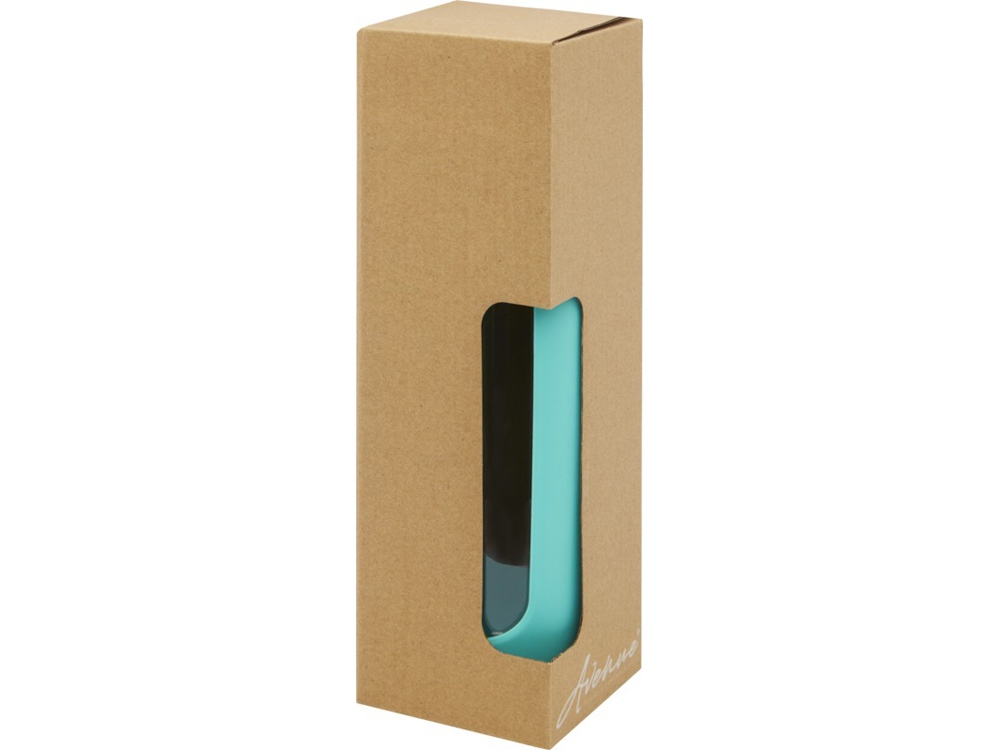 Tidan Бутылка из боросиликатного стекла объемом 600 мл с силиконовым держателем, tide green-4