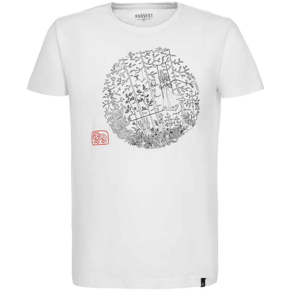 Футболка «Качели», белая-2