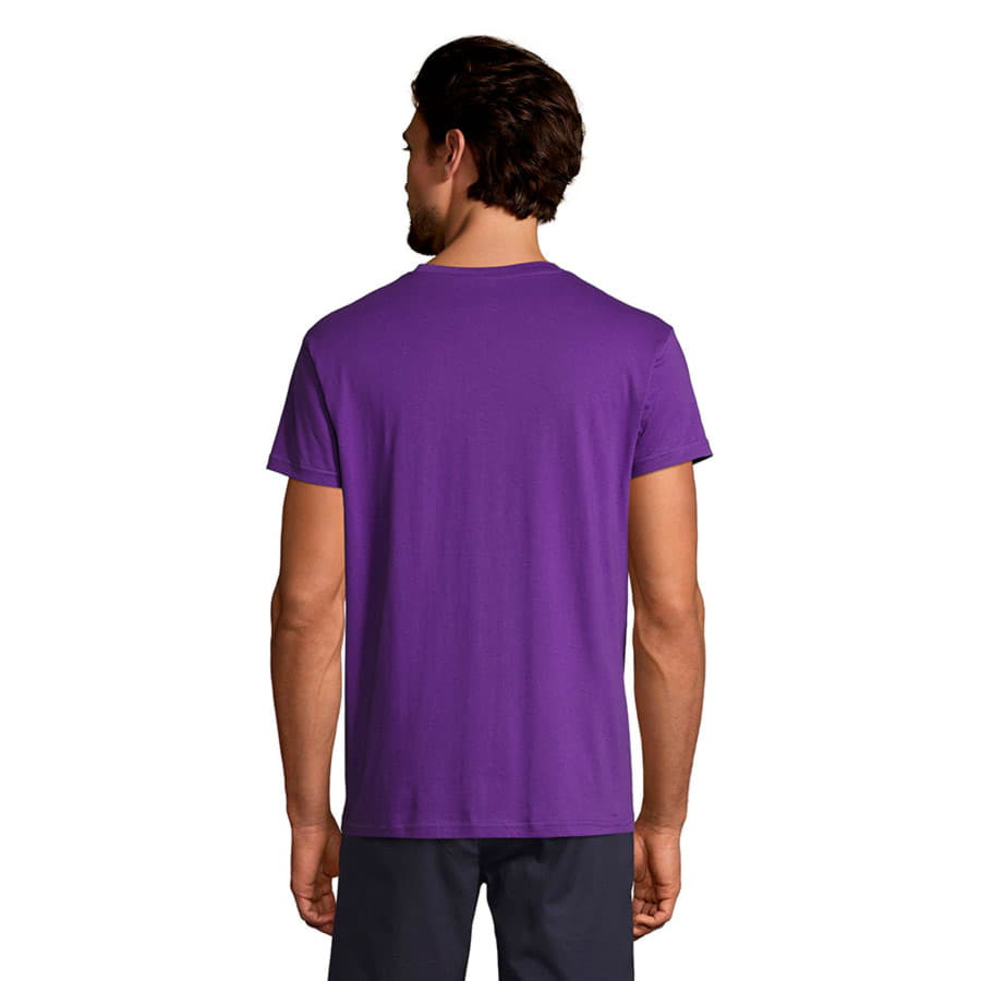 Футболка унисекс REGENT 150, фиолетовый-4