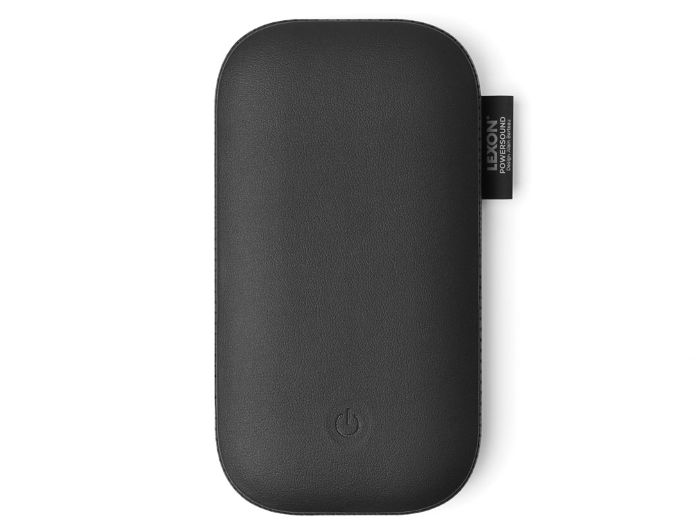 Внешний аккумулятор с беспроводной колонкой Powersound, черный-1