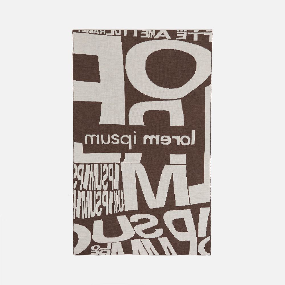 Плед на заказ Tricksy Net Grand Max, 2 цвета, S, акрил-3