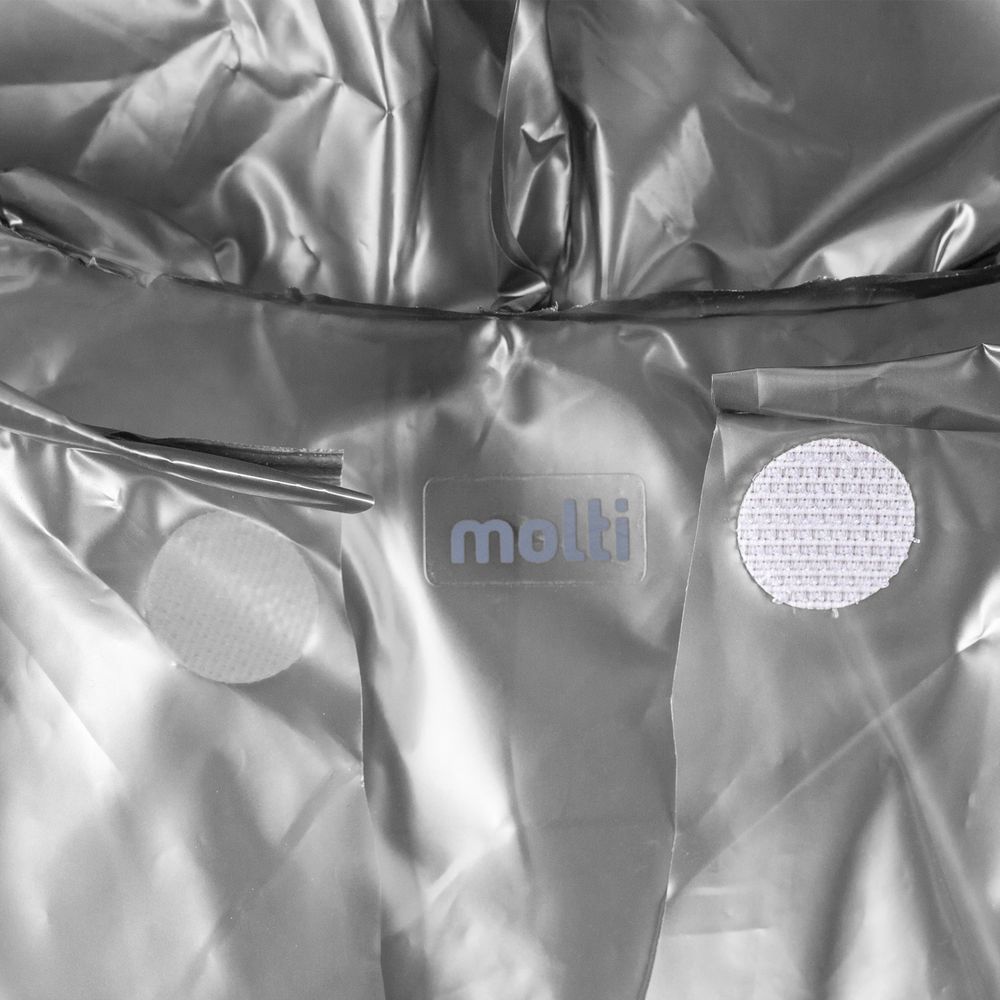 Дождевик-плащ CloudTime, серебристый-2