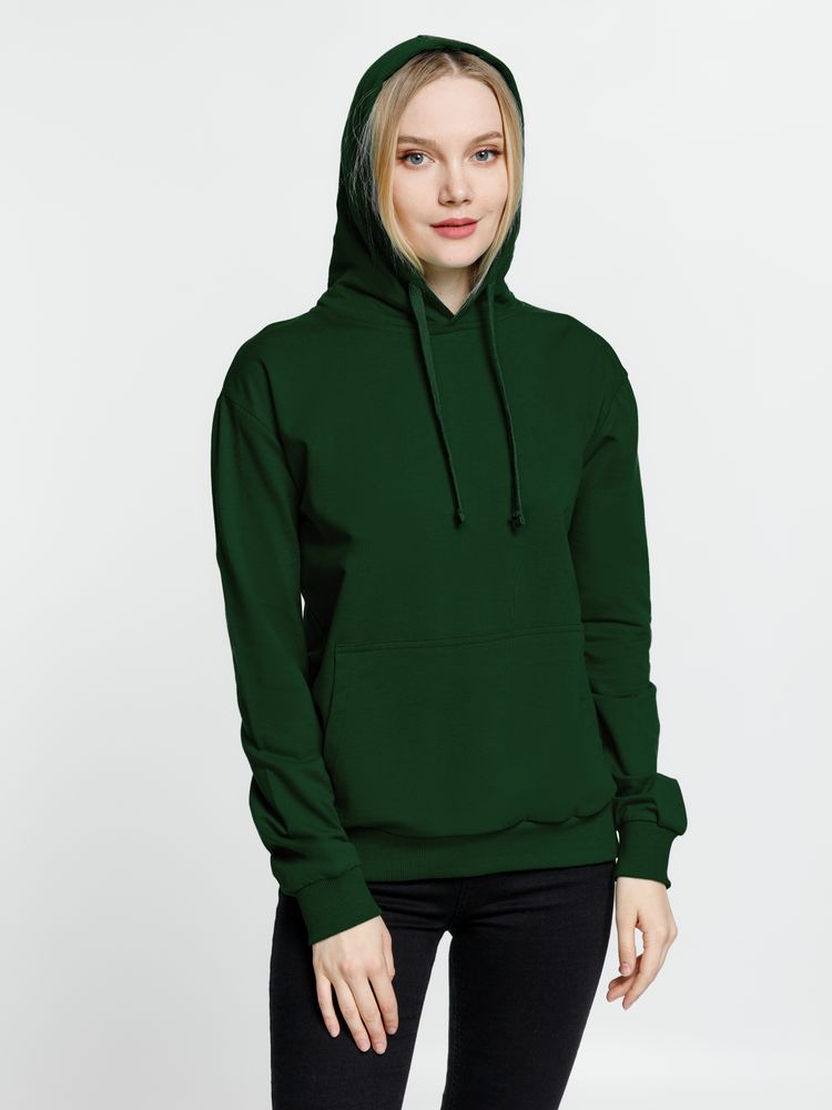 Худи Kirenga 2.0, темно-зеленое-5