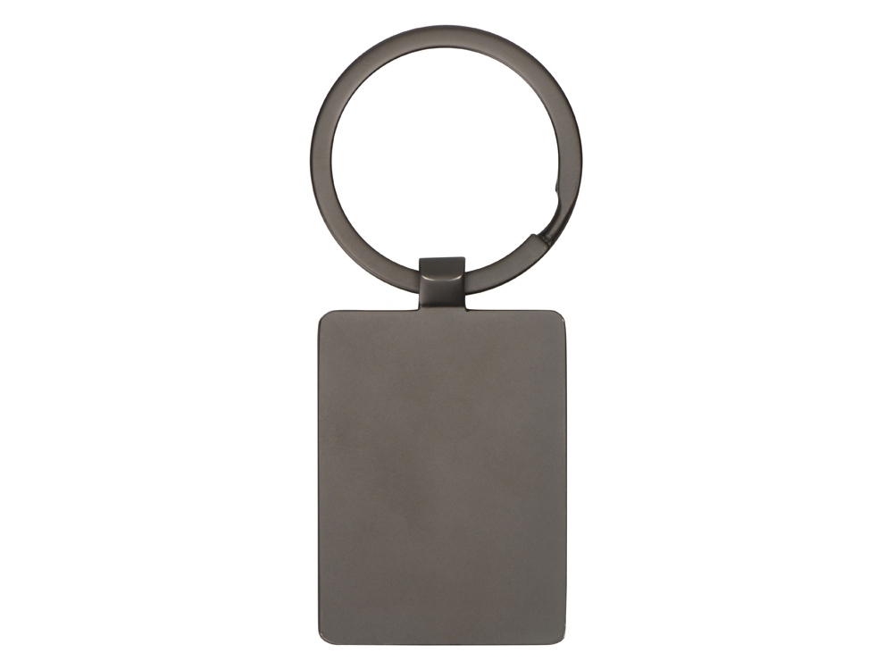 Брелок из темного металла и дерева Timber, черный/темно-коричневый-2