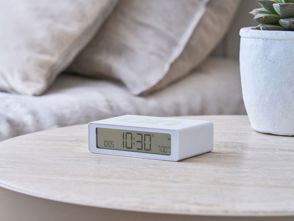 Часы настольные Flip Mini, белый-6