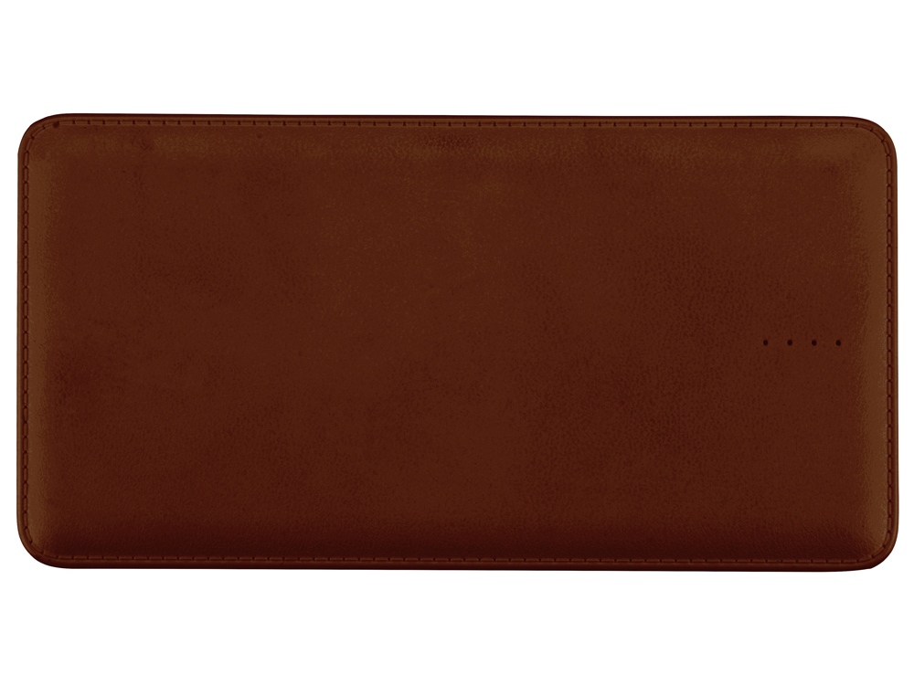 Портативное зарядное устройство Стор, 10000 mAh, коричневый-4