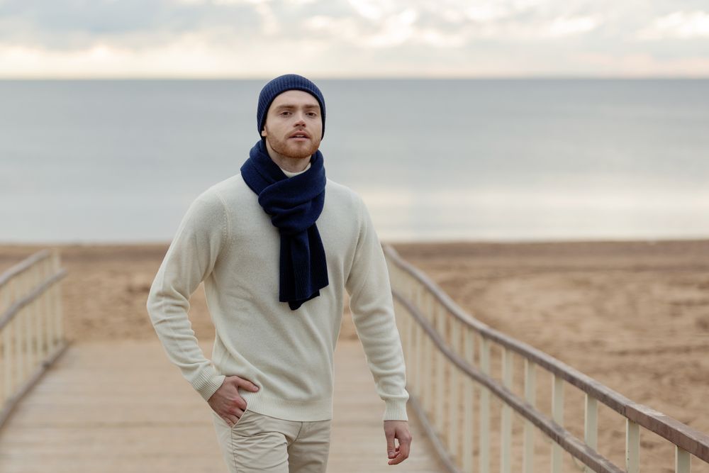 Шарф Cordelia, синий-4