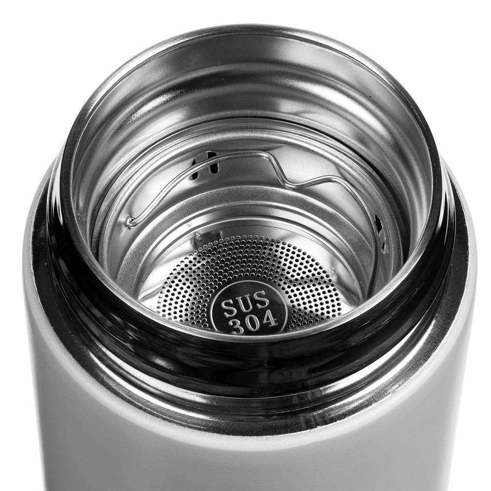 Смарт-бутылка с заменяемой батарейкой Long Therm, белая-3