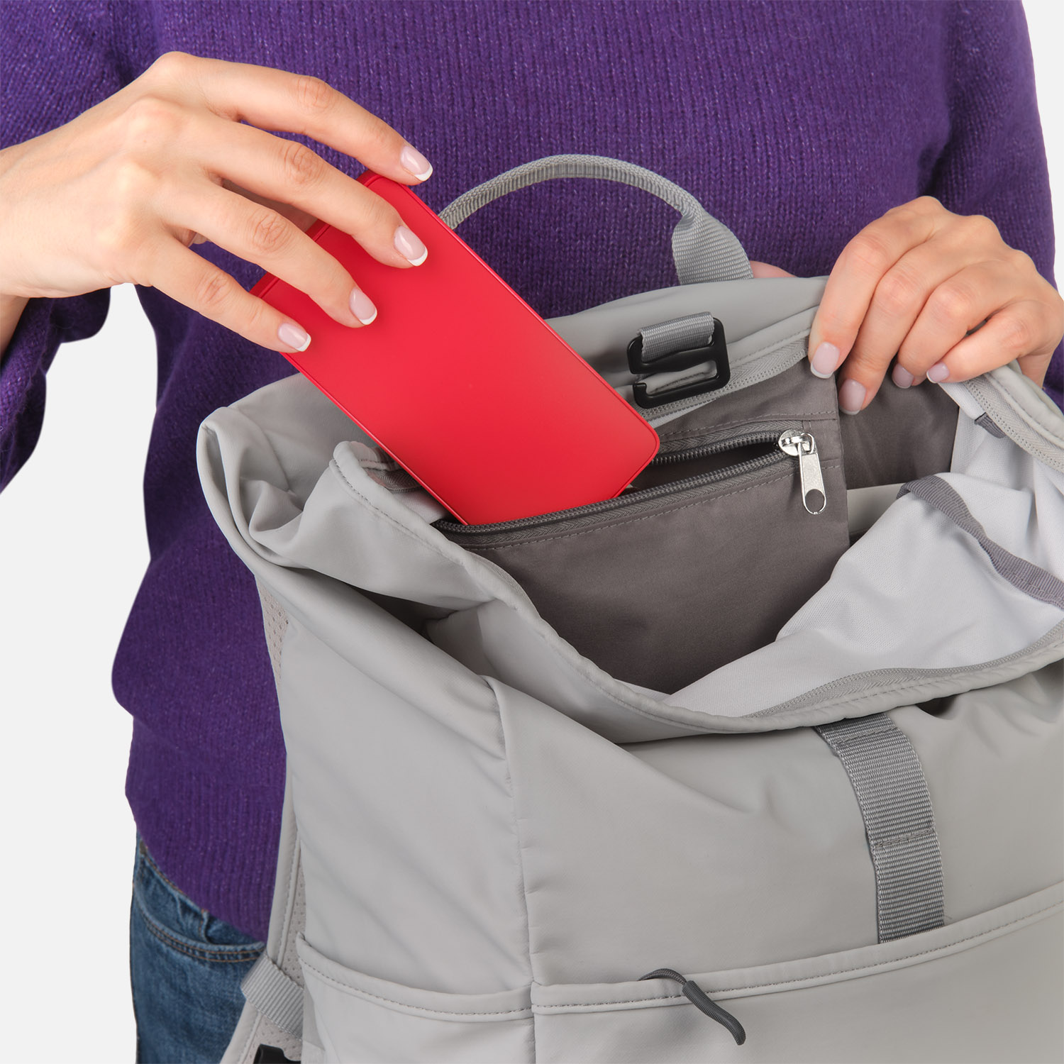 Рюкзак Boston, светло-серый-7